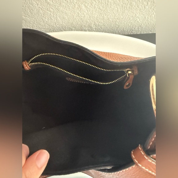 Strathberry Tan Crossbody Bag Midi Size - Picture 8 of 12